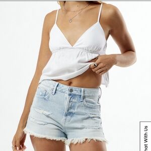 La Hearts White Camisole Top